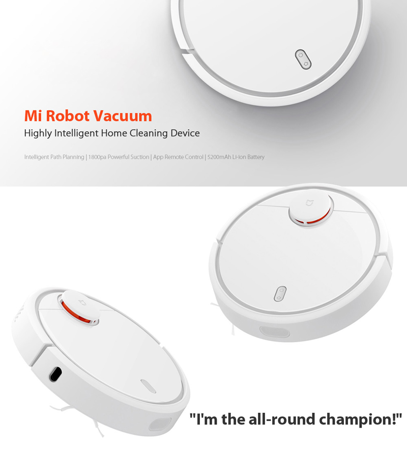 Brand New Xiaomi Mi Smart Robot Vacuum Cleaner 1800pa LDS ...